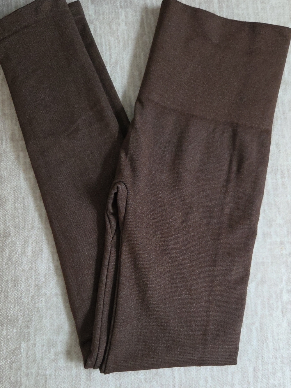 Brown High-Waist Leggings